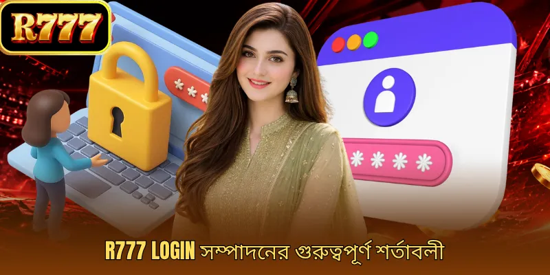 R777 login সম্পাদনের গুরুত্বপূর্ণ শর্তাবলী