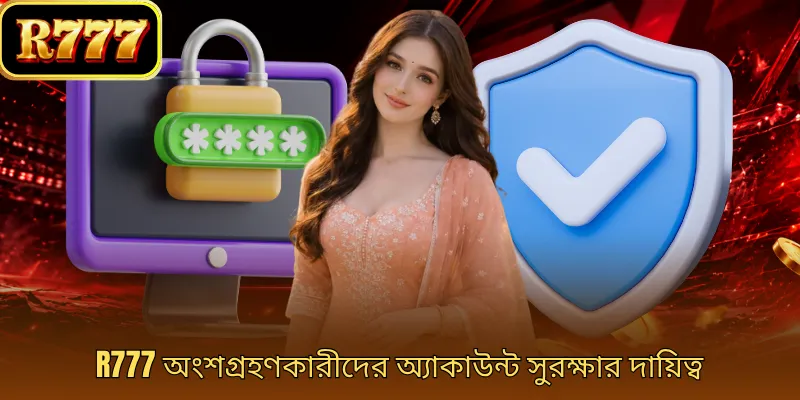 R777 অংশগ্রহণকারীদের অ্যাকাউন্ট সুরক্ষার দায়িত্ব