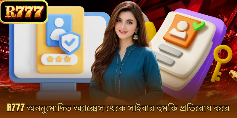 R777 অননুমোদিত অ্যাক্সেস থেকে সাইবার হুমকি প্রতিরোধ করে